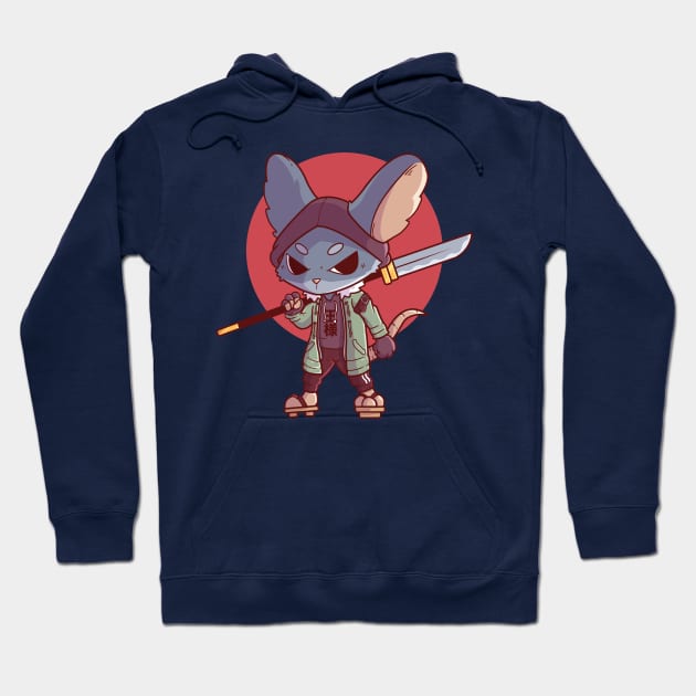 Nezumi Samurai Hoodie by gunyuloid